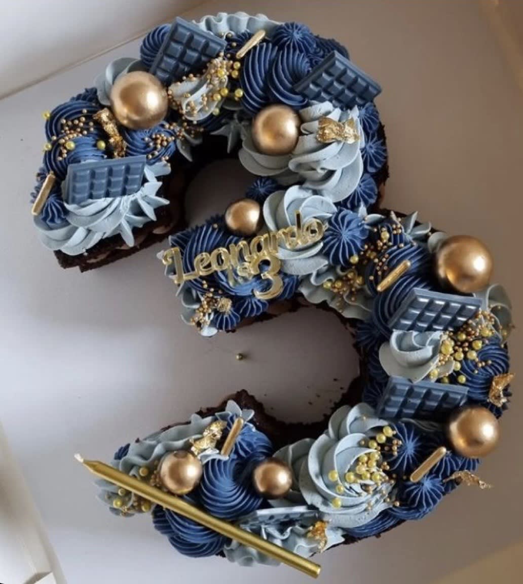 Number cake 12-15 parts