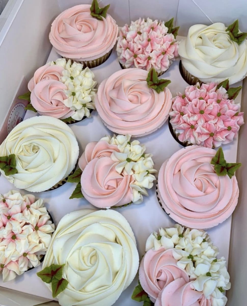 Cupcakes fleurs