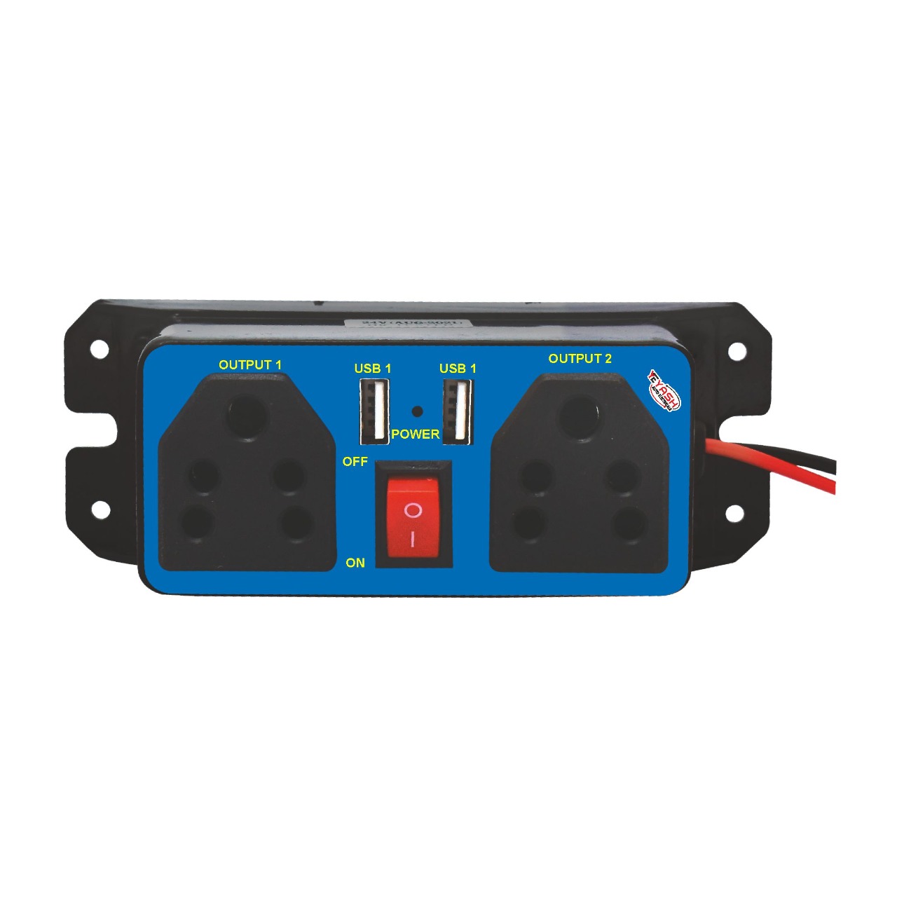 YASH AUTO ELECTRICALS DC to AC Mini Converter With DUAL USB PORT (80W) 