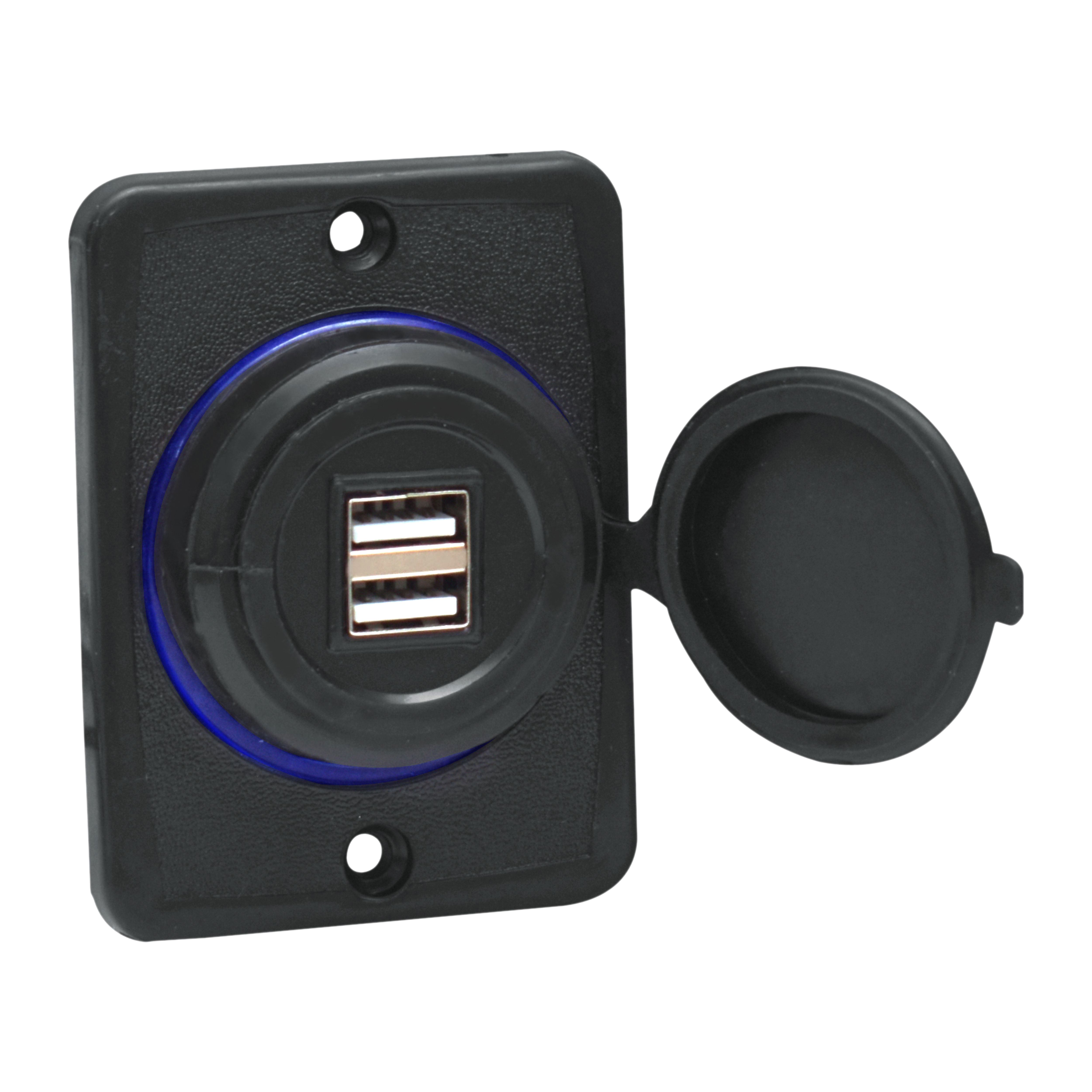 Yash Auto electricals 12/24V Mini USB Fast Charger for CAR and Bike USE for Mobile Charger- Black