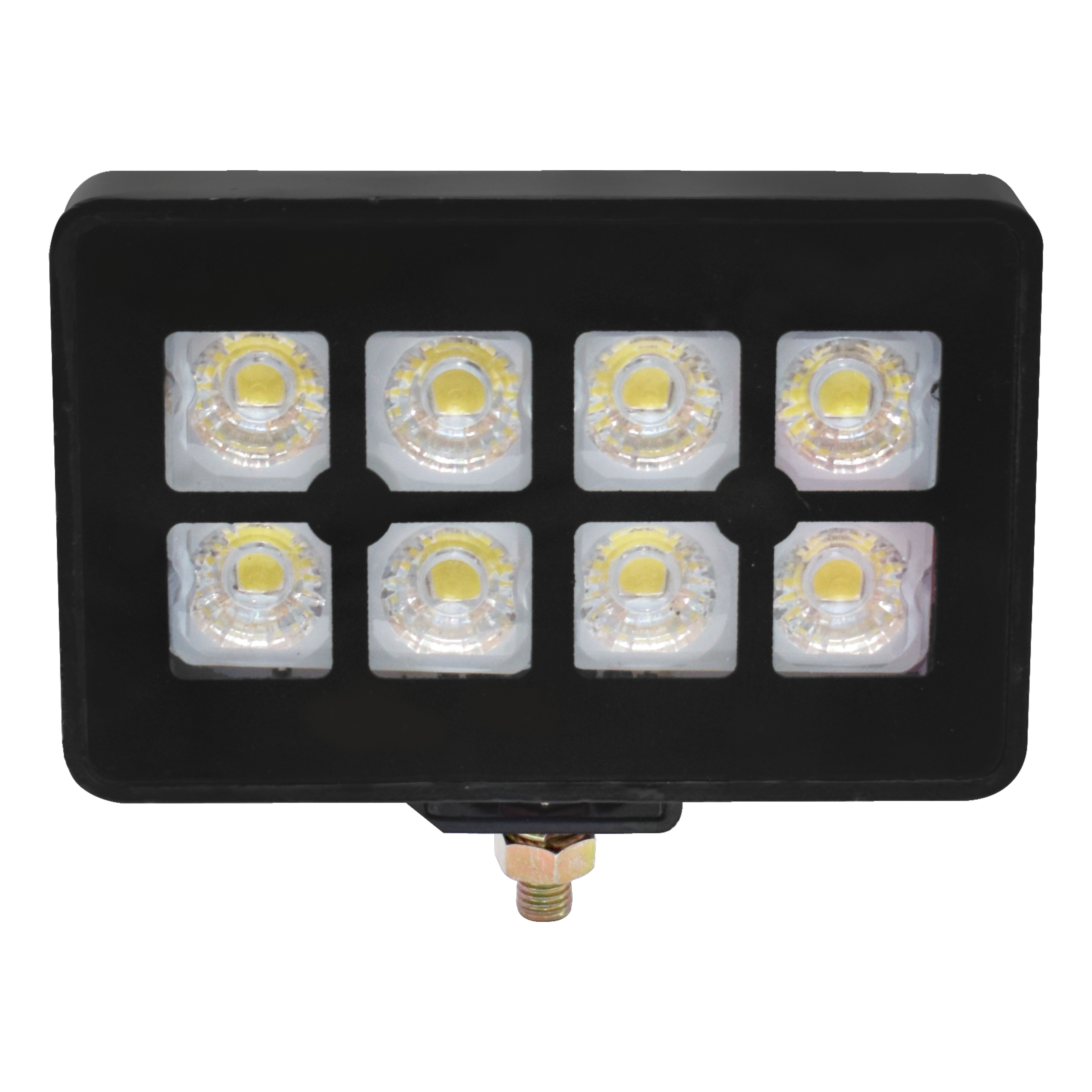 Yash Auto electricals FOG LIGHT (40W)  UNIVERSAL 8 LED SQUARE …SET OF 2 