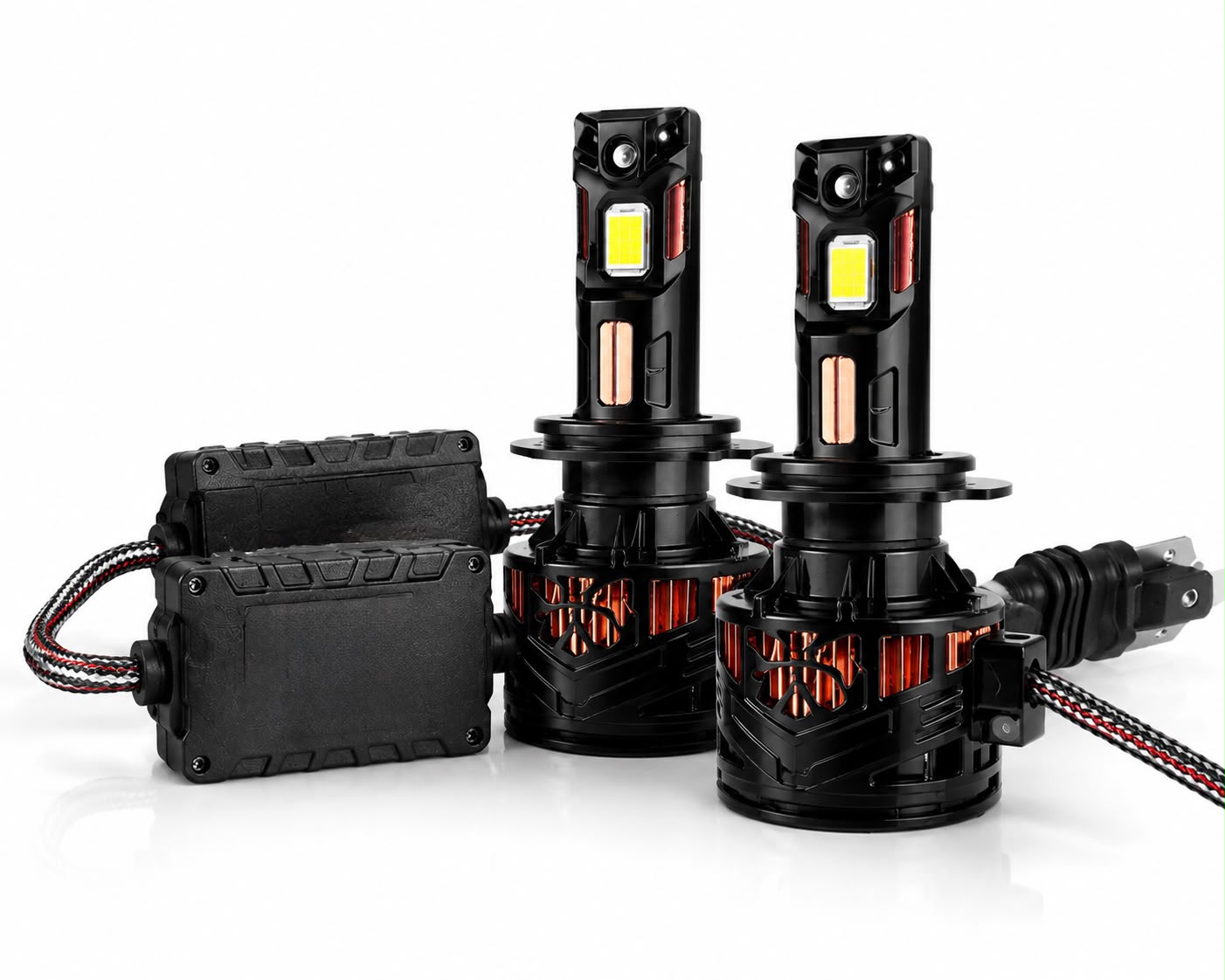 Yash Auto Electricals Pro Vision LED Headlights for All the Cars (380 WATT) 