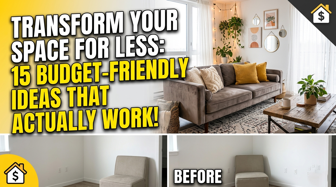 Transform Your Space for Less: 15 Budget-Friendly Apartment Makeover Ideas That Actually Work
