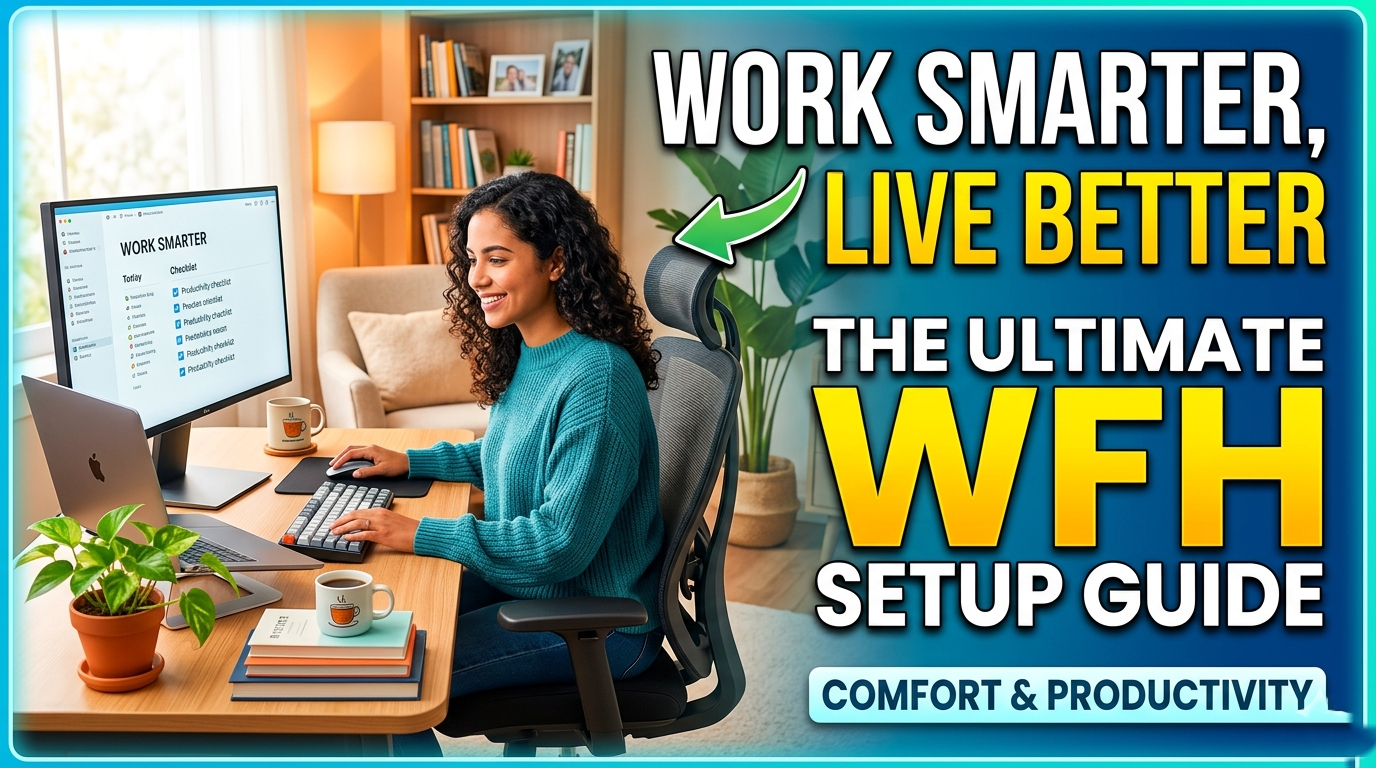 Work Smarter, Live Better: The Ultimate Work-from-Home Setup Guide for Comfort and Productivity