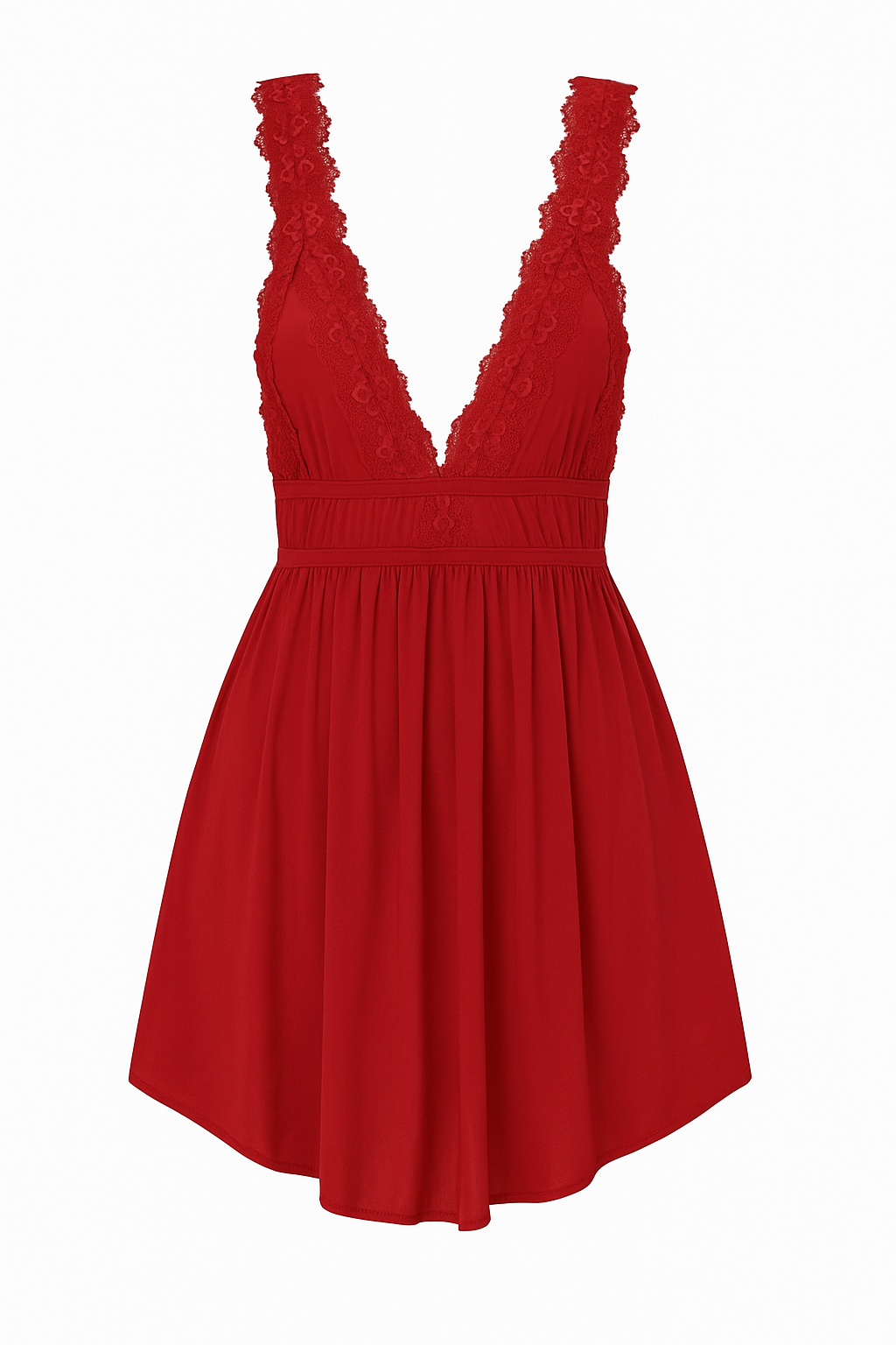 Back Slit Lingerie Dress With Panties
