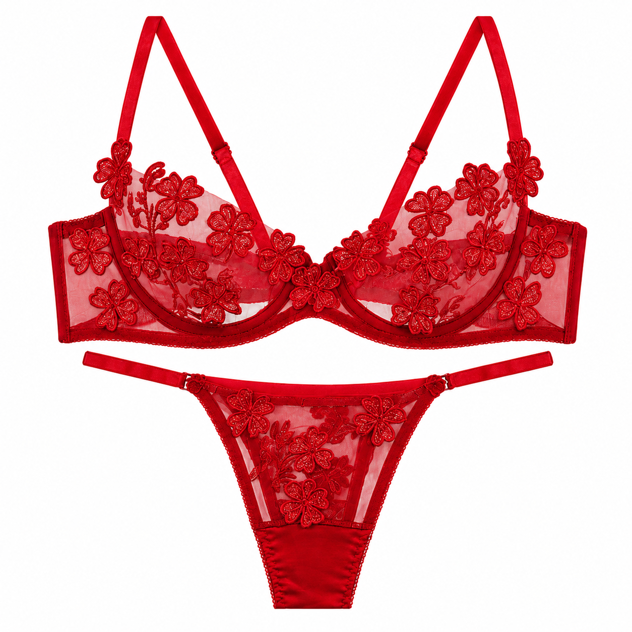Bra and panties lingerie set thumbnail 2