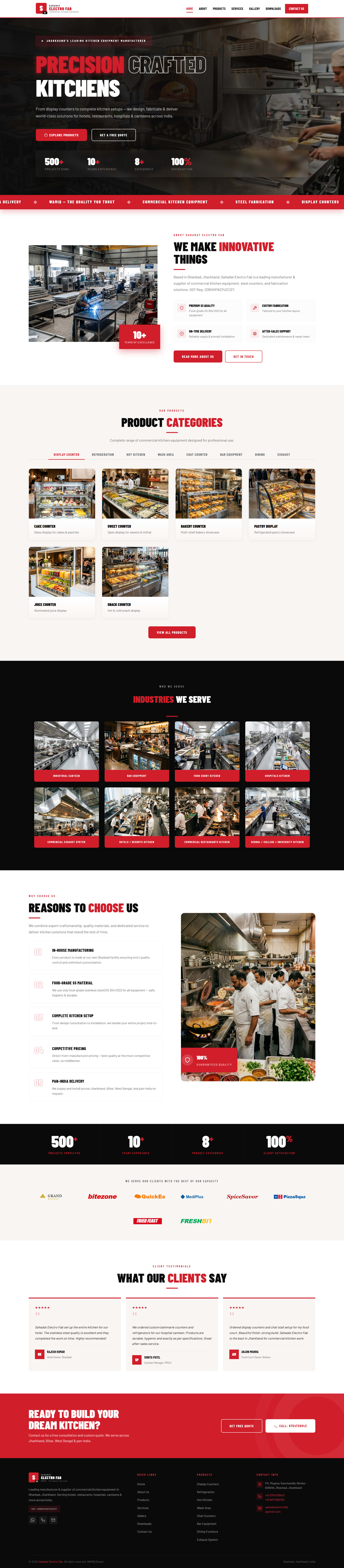 Full website screenshot