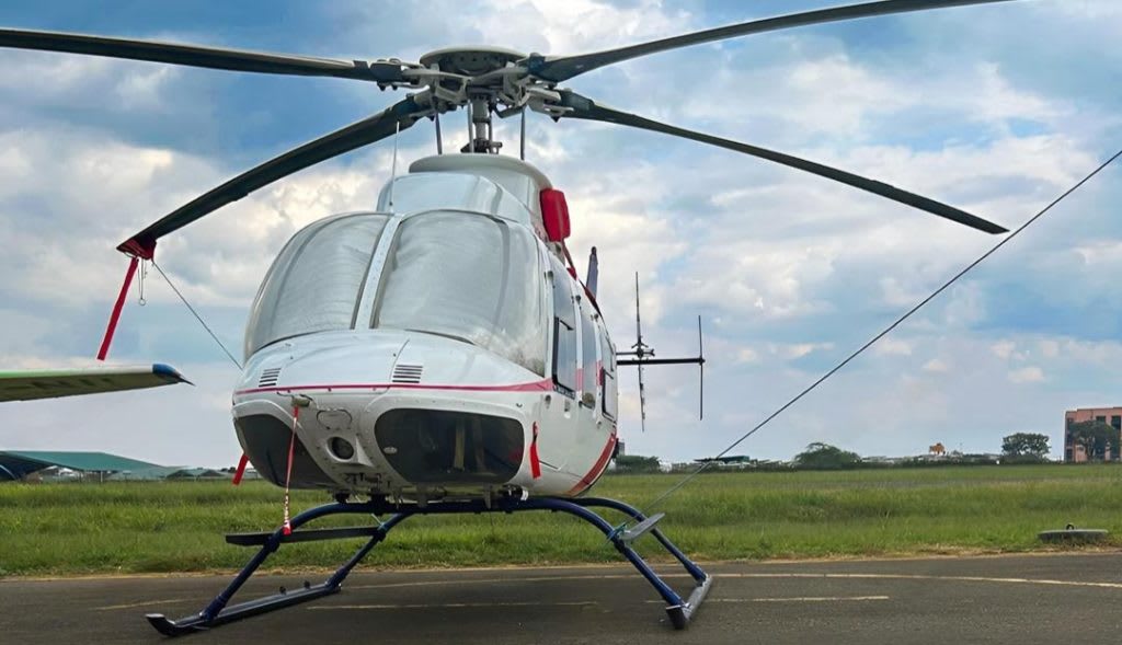 Bell 407 high-performance helicopter