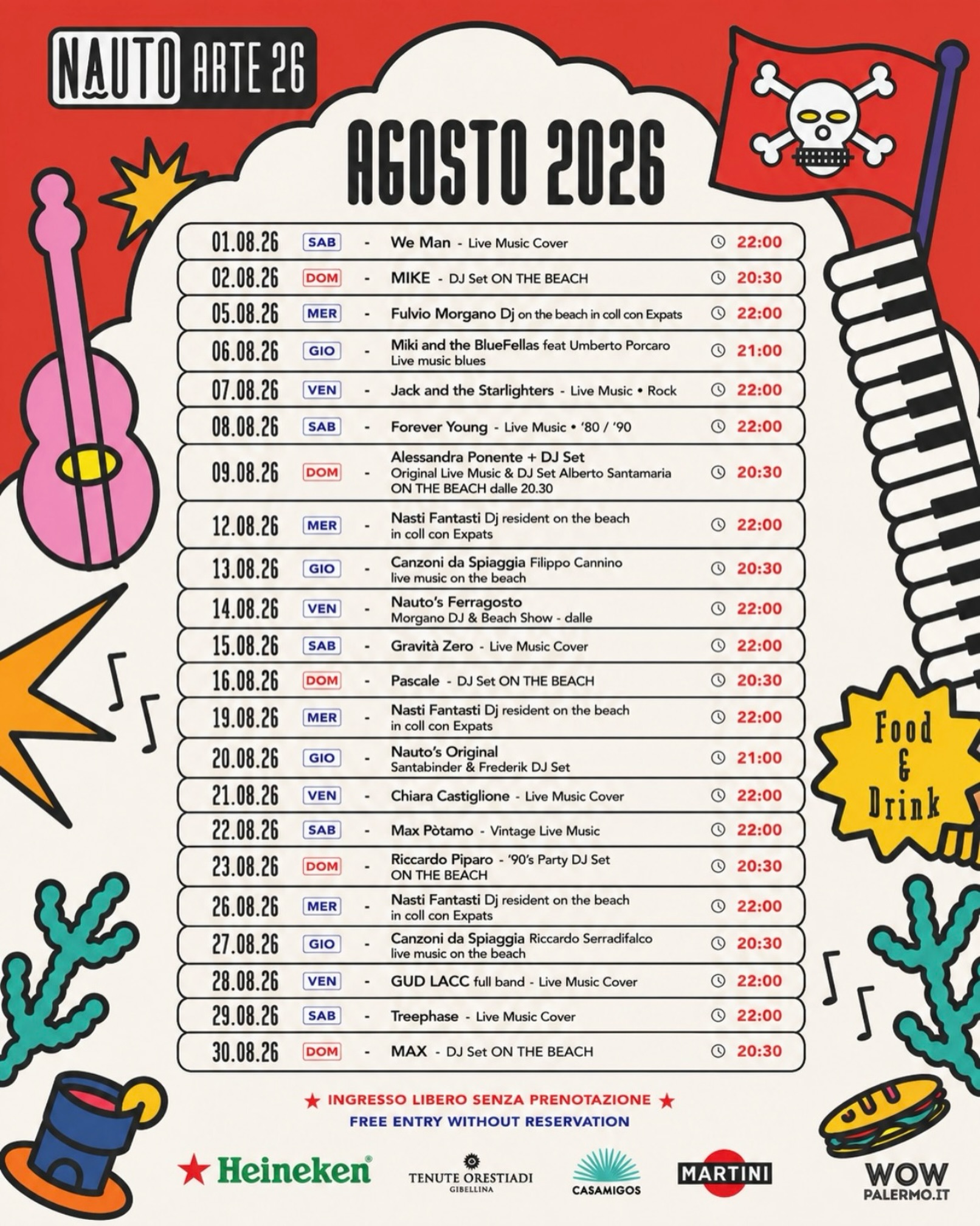 Agosto 2026 @ NAUTOARTE26 — musica — FORO ITALICO