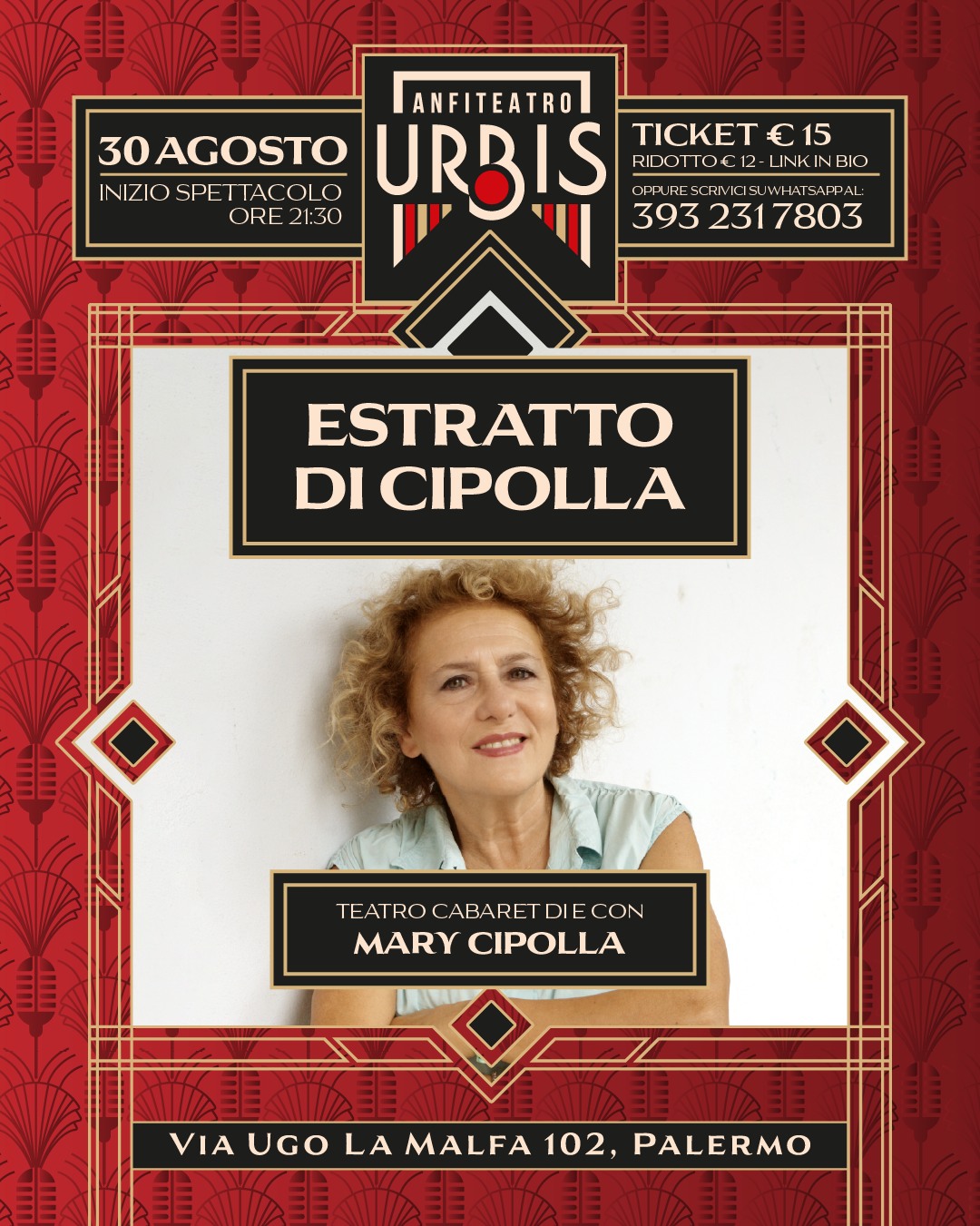 ESTRATTO DI CIPOLLA — teatro — ANFITEATRO URBIS