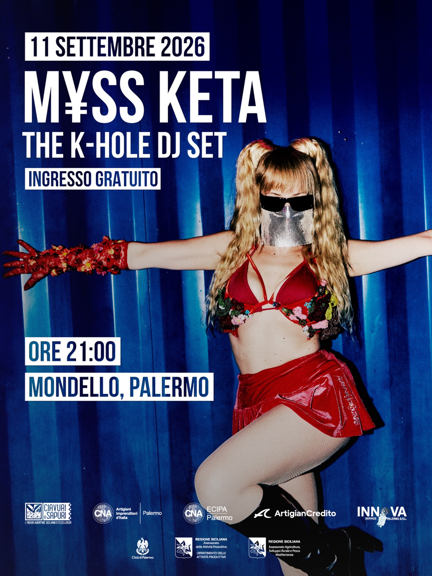 M¥SS KETA @ Palermo Sonora | The K-Hole DJ Set — musica — Lungomare di Mondello