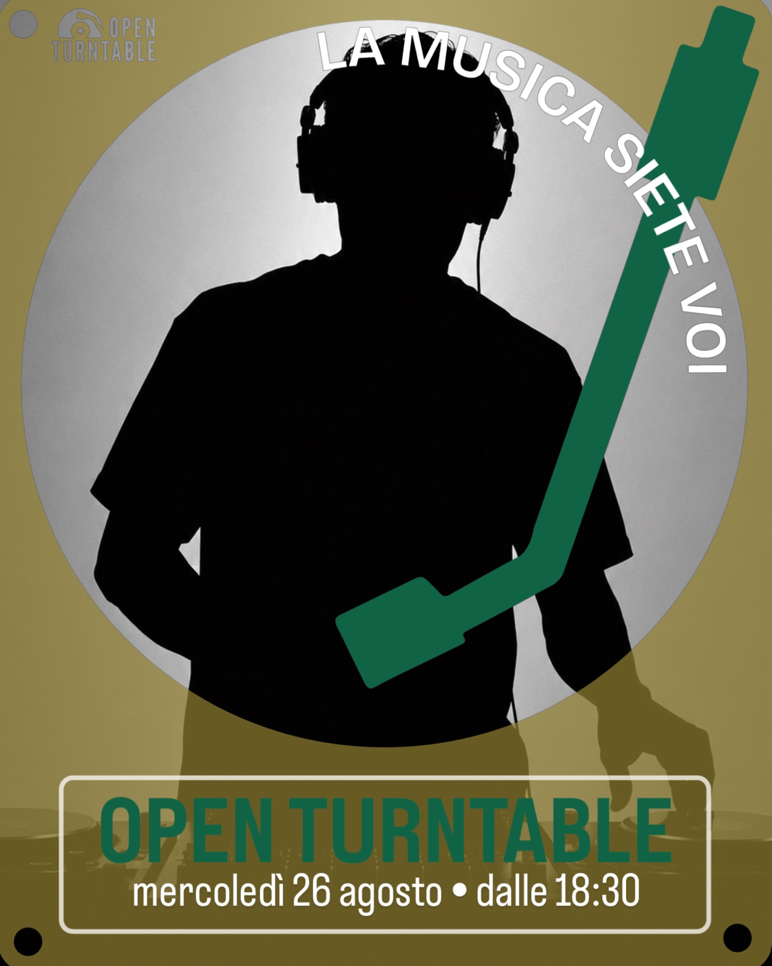 Open Turntable al Pablo Listening Bar — musica — PABLO LISTENING BAR
