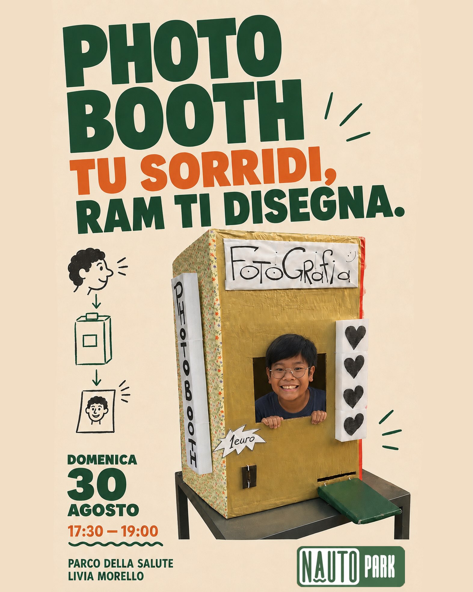 Photo Booth al Nauto Park con Ram — evento-culturale — Nauto Park – Parco della Salute Livia Morello