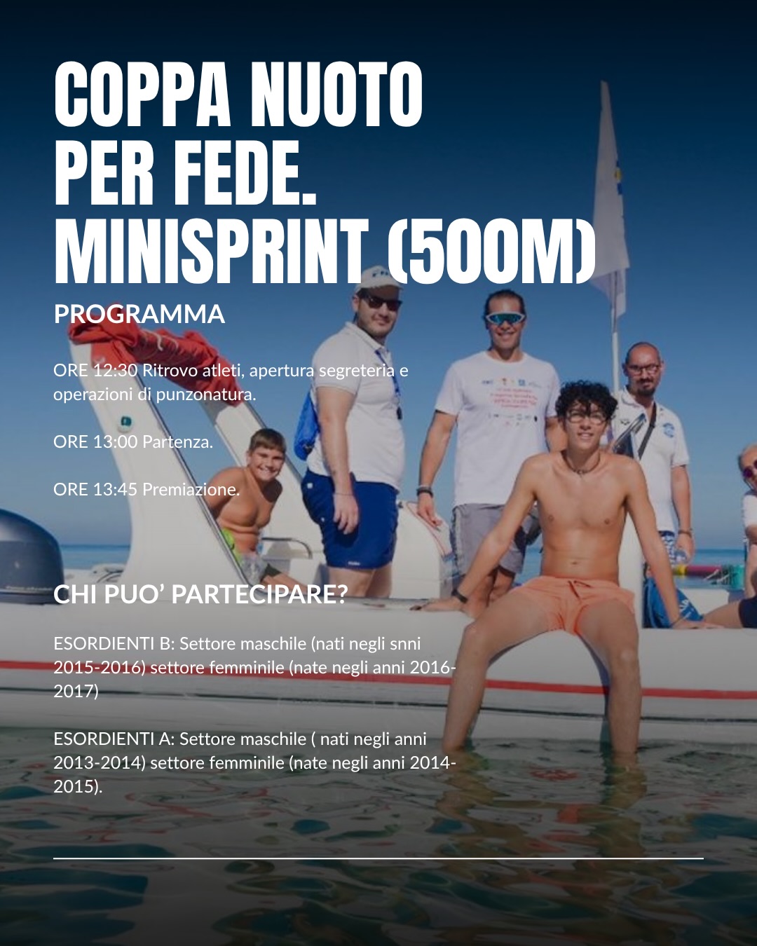 Coppa nuoto per Fede - Mini Sprint 500m — sport — Isola delle Femmine