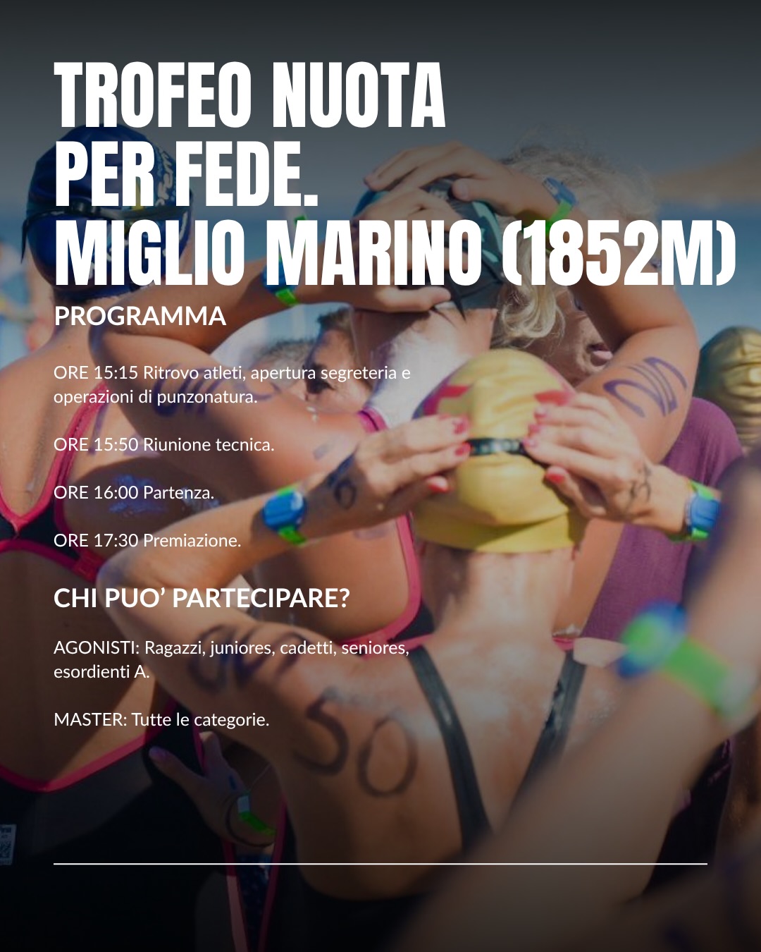 Trofeo nuota per Fede - Miglio Marino 1852m — sport — Isola delle Femmine