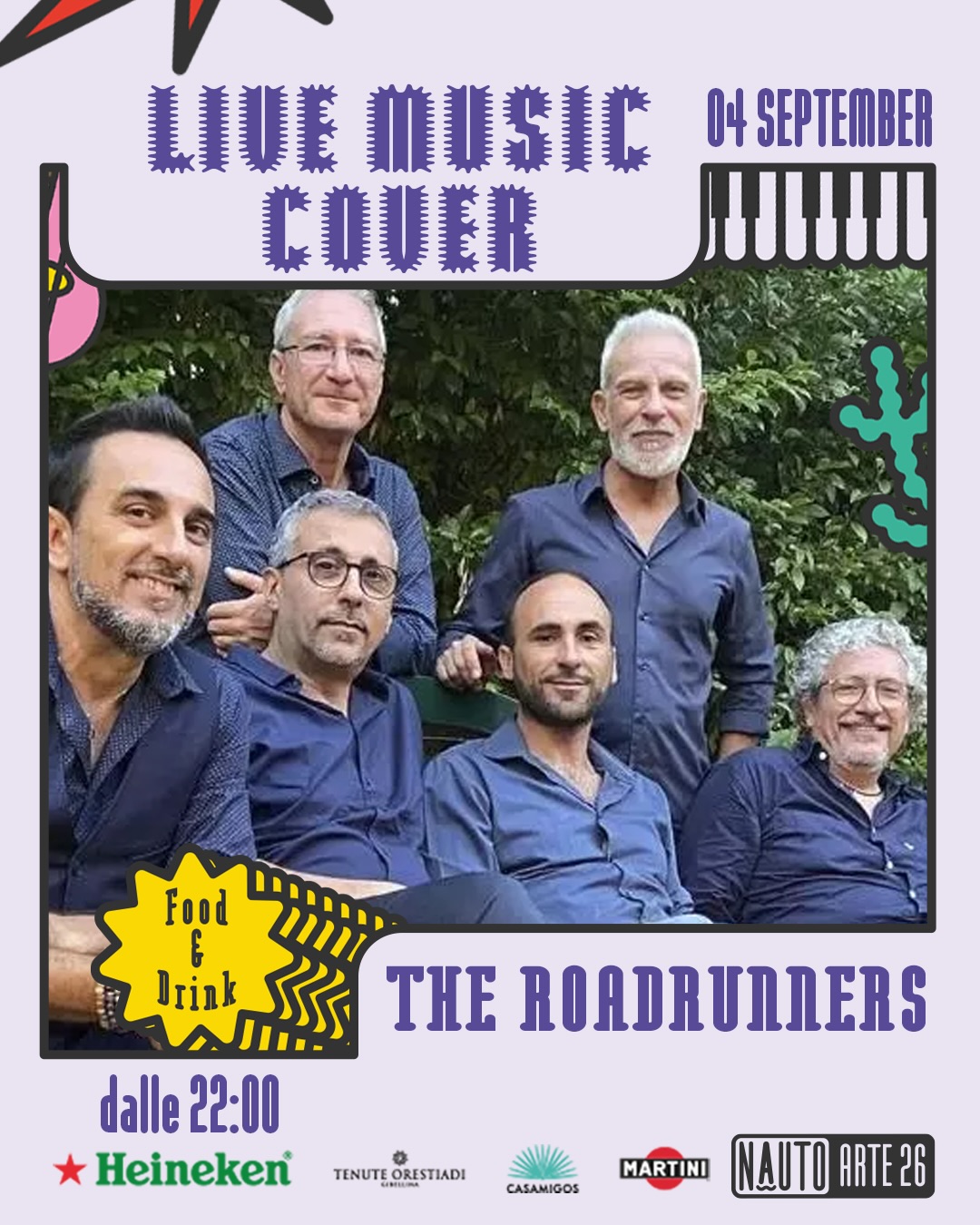 Live Music Cover con The Roadrunners — musica — NAUTOARTE26