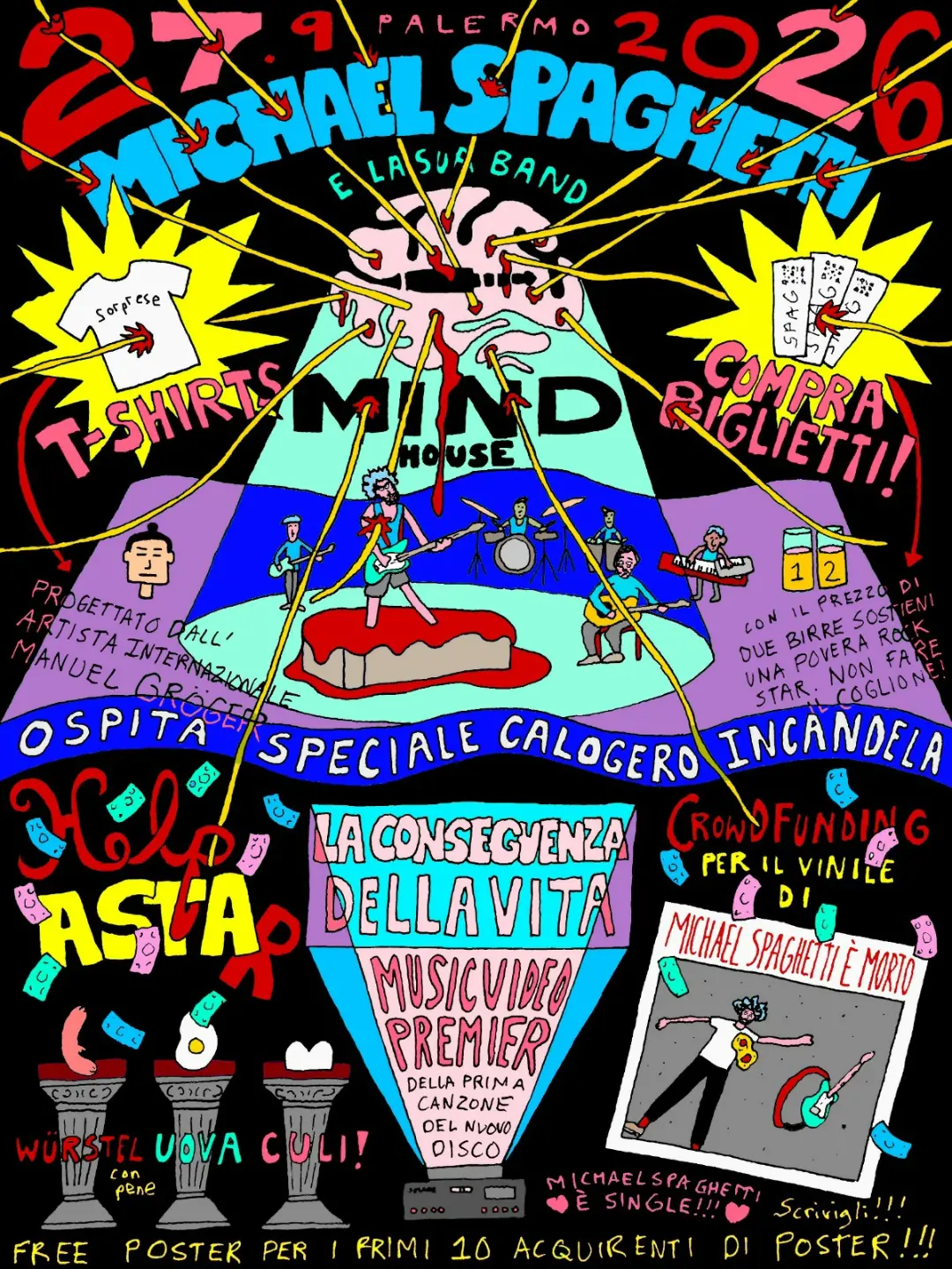 Michael Spaghetti live — musica — MIND HOUSE