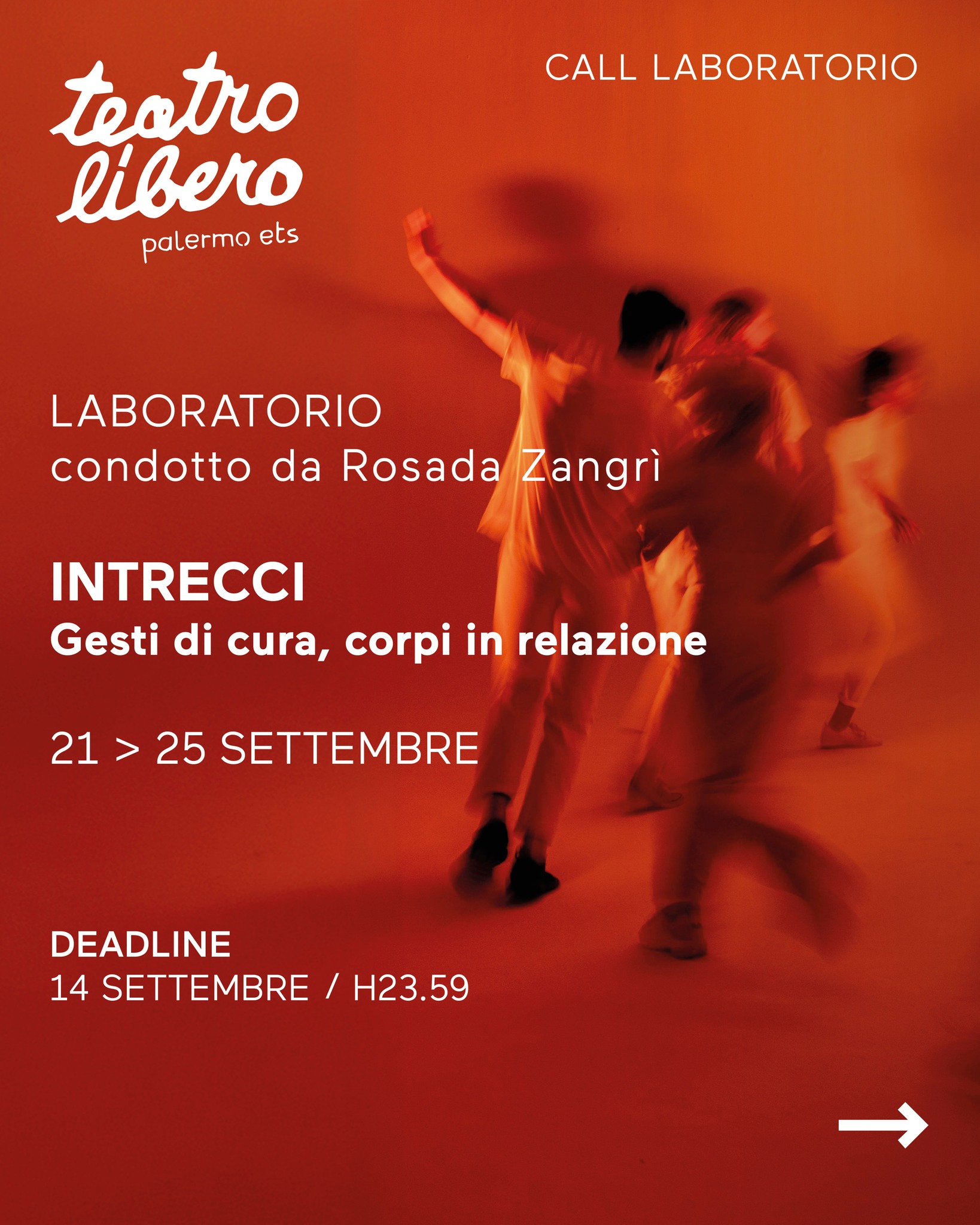 INTRECCI – Gesti di cura, corpi in relazione — evento-culturale — TEATRO LIBERO