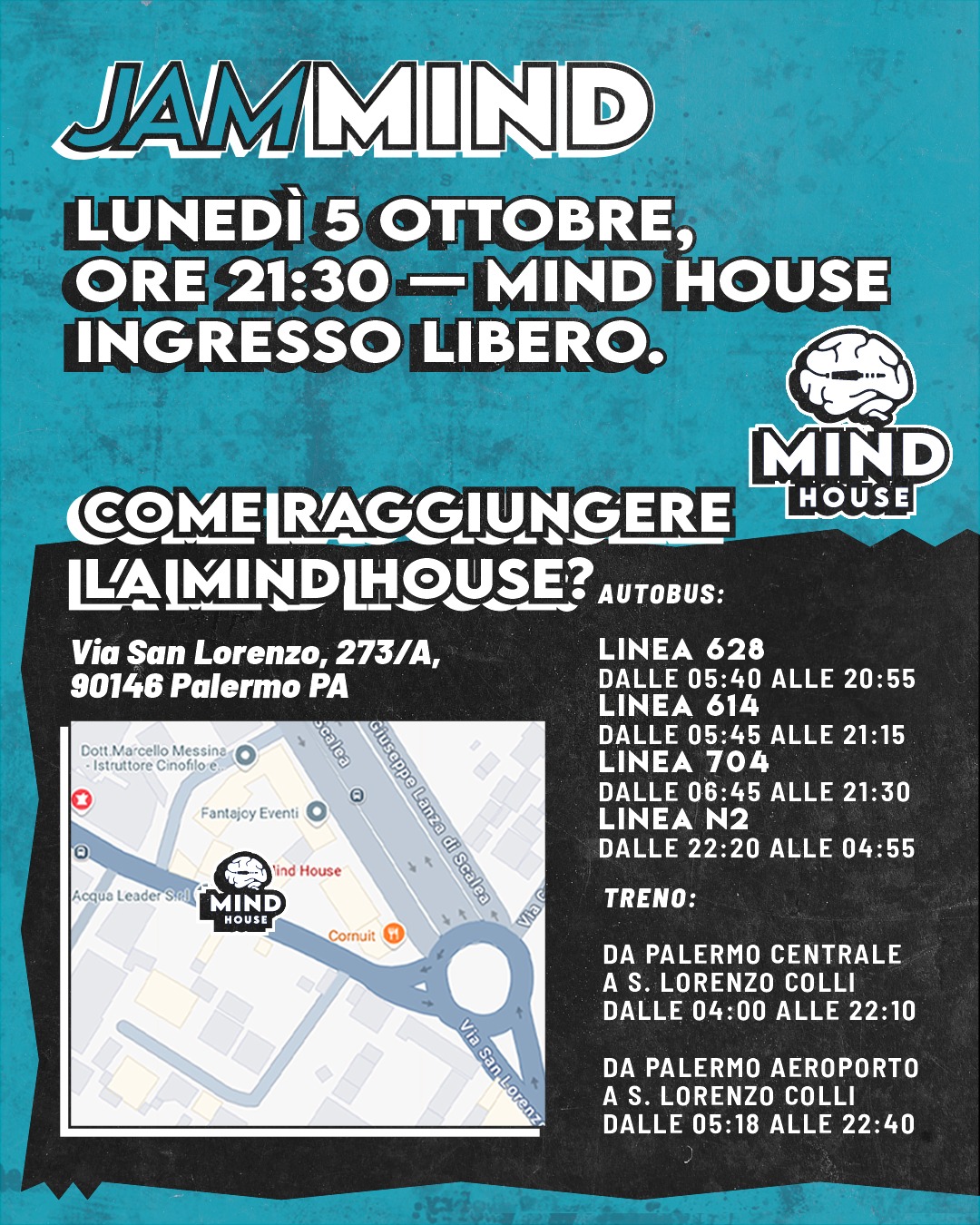 JAMMIND al Mind House — musica — MIND HOUSE