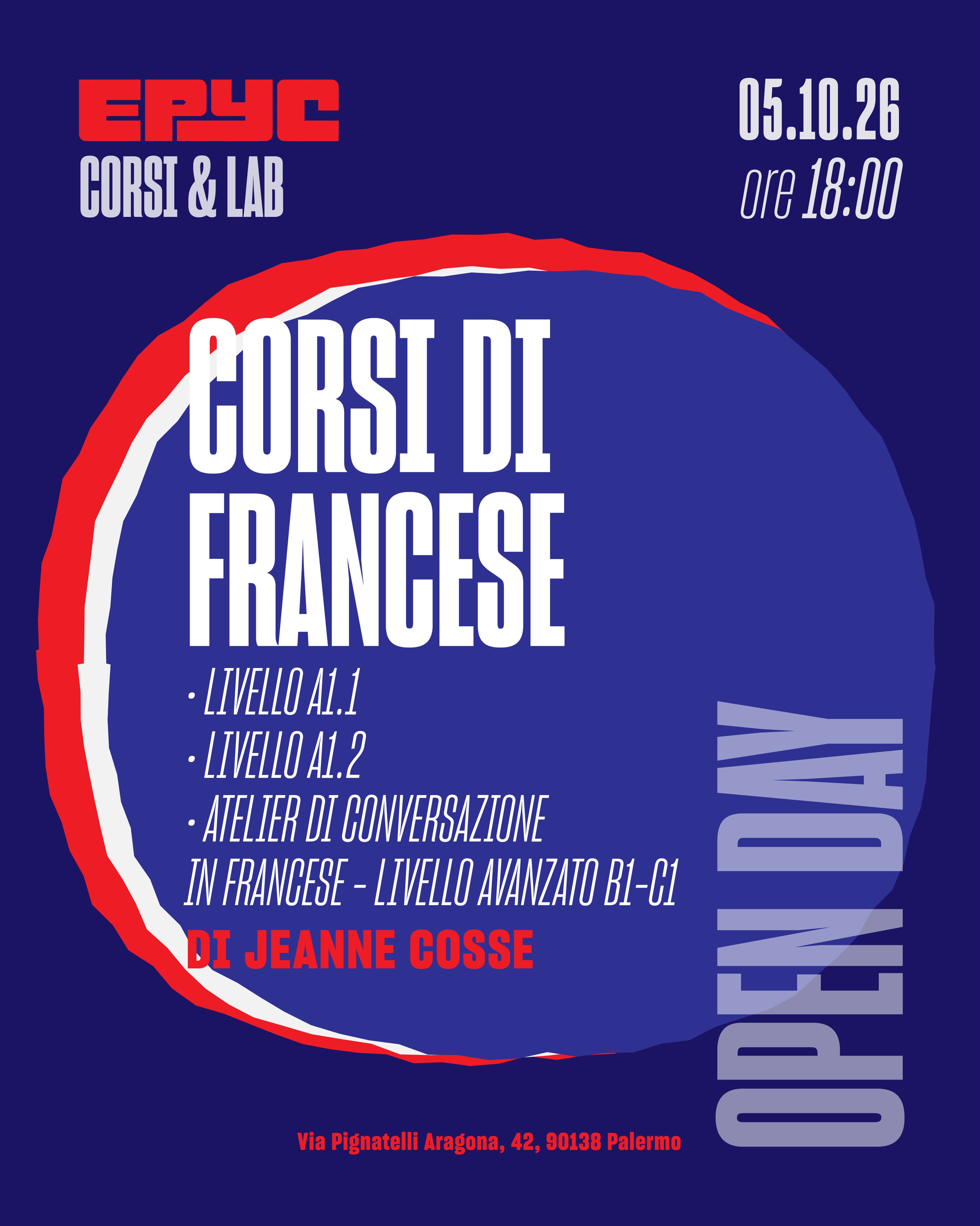 Corso di francese - vari livelli — corso — EPYC