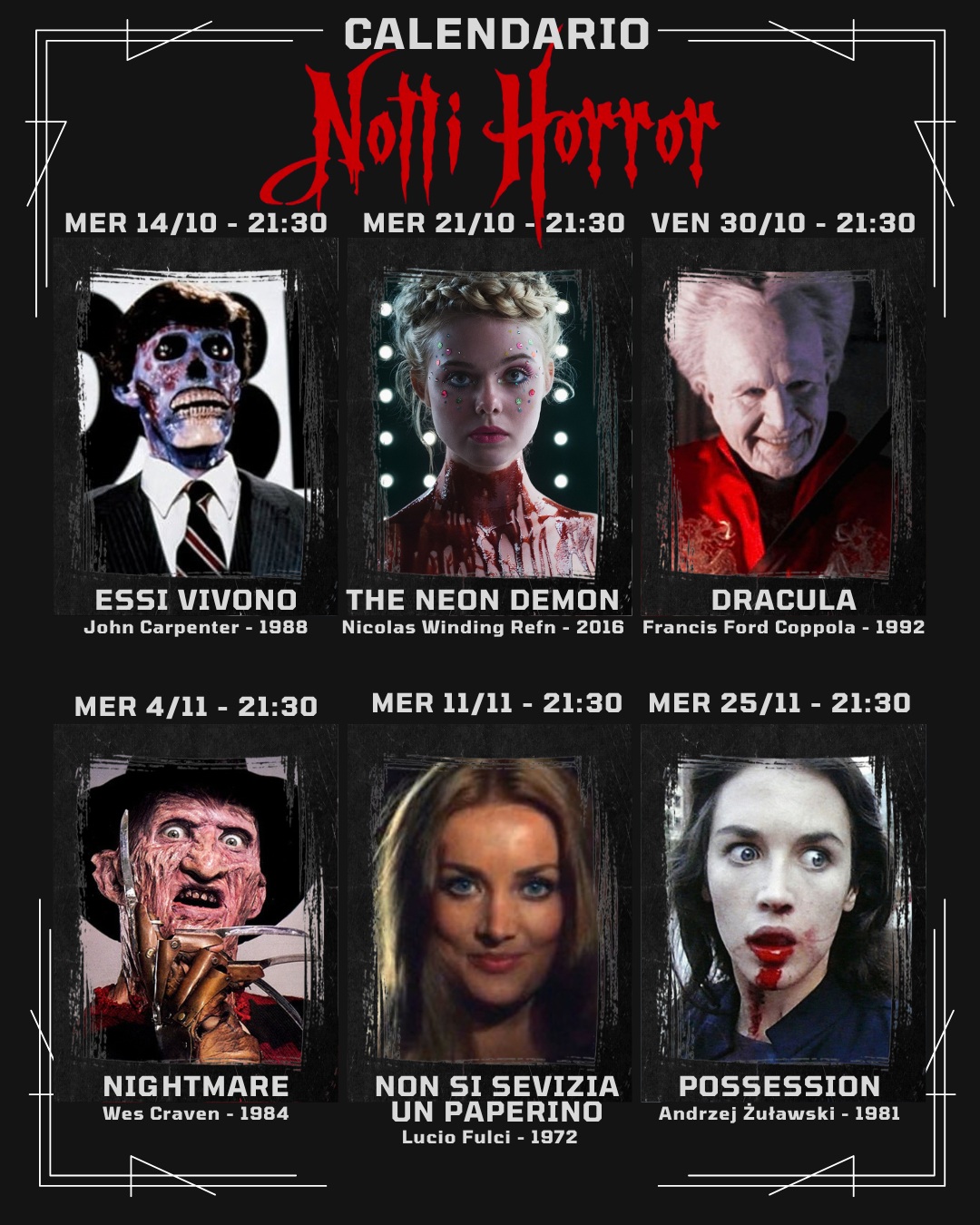 Notti Horror del Rouge et Noir — evento-culturale — Cinema Rouge et Noir
