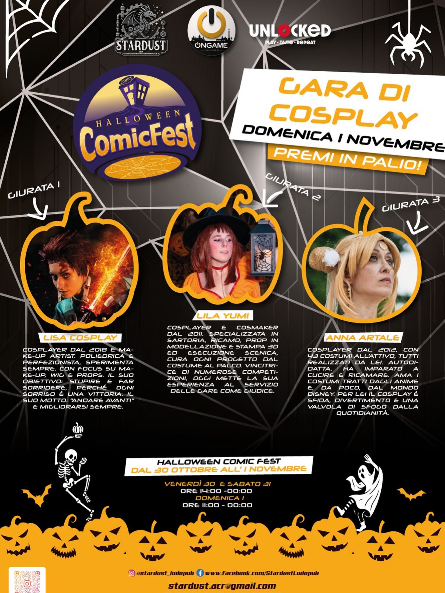 Halloween Comic Fest — evento-culturale — NOZ - Nuove Officine Zisa