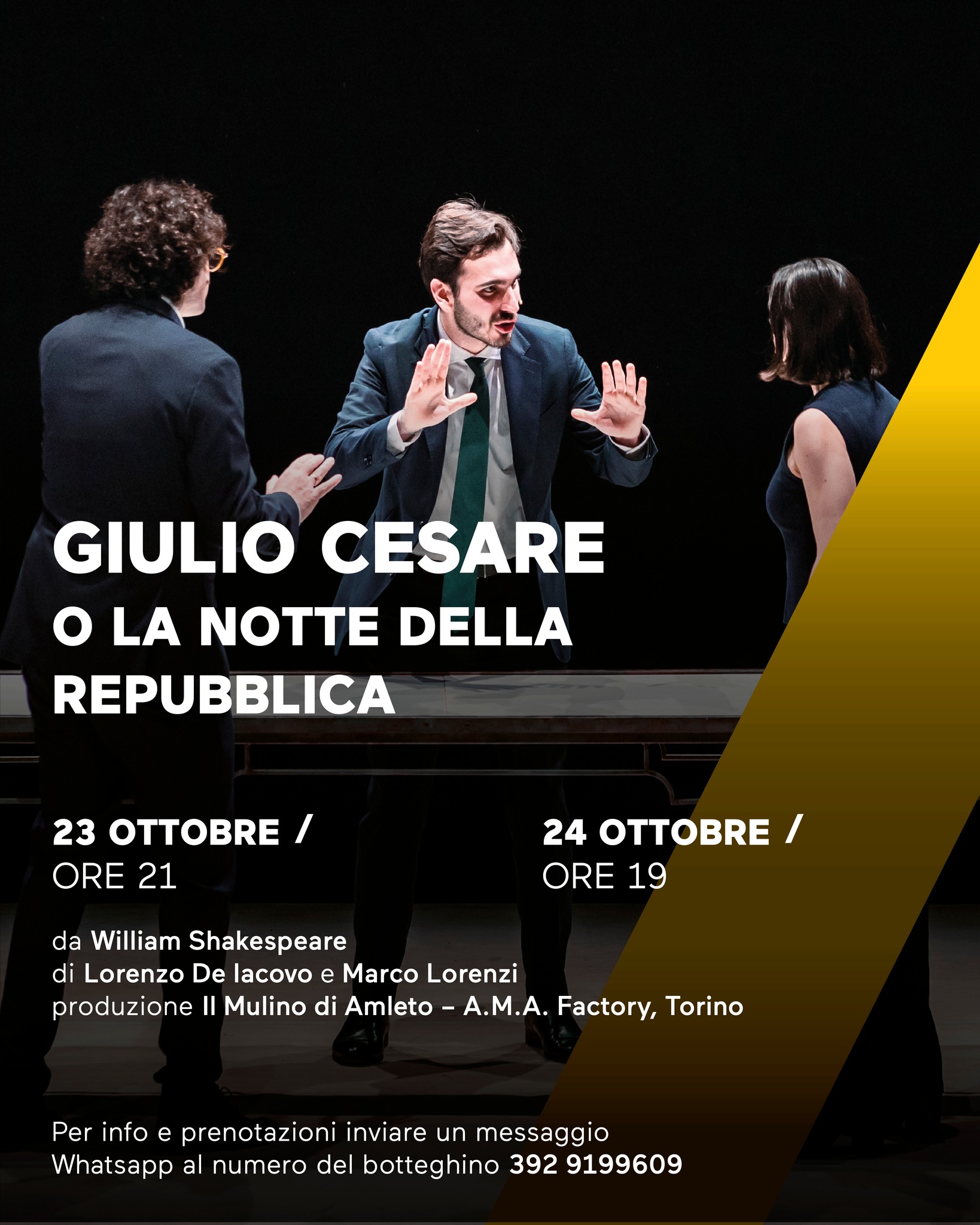 MULIÎ CES O LA NOTTE DELLA REPUBBLICA — teatro — TEATRO LIBERO