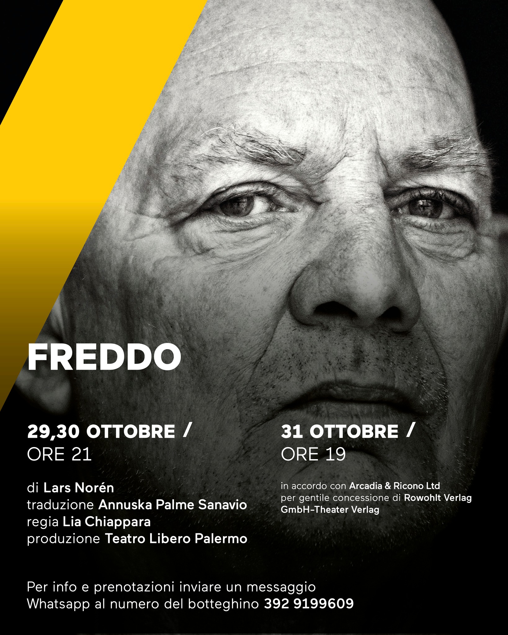 FREDDO — teatro — TEATRO LIBERO