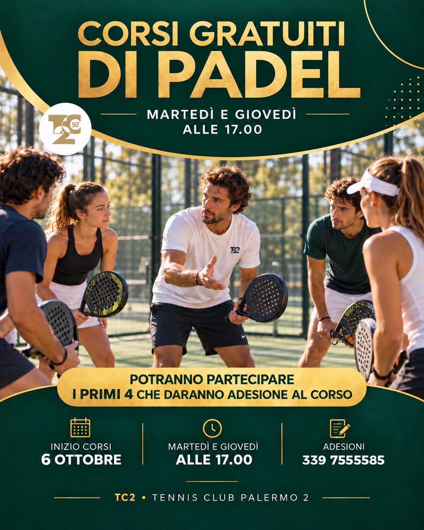 Corsi di Padel Adulti — sport — TC2