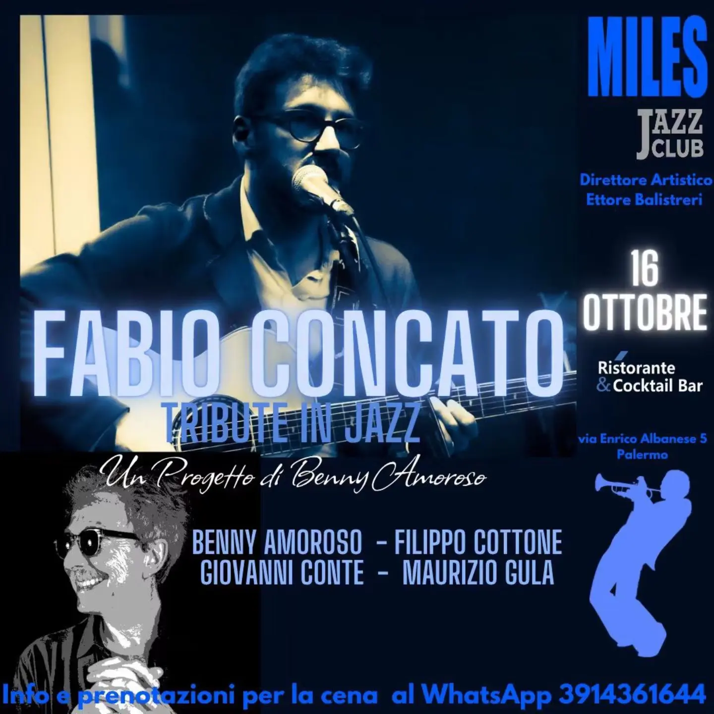 Concerti Jazz a Palermo | Rosa di Eventi | Concerti, Teatro e ...