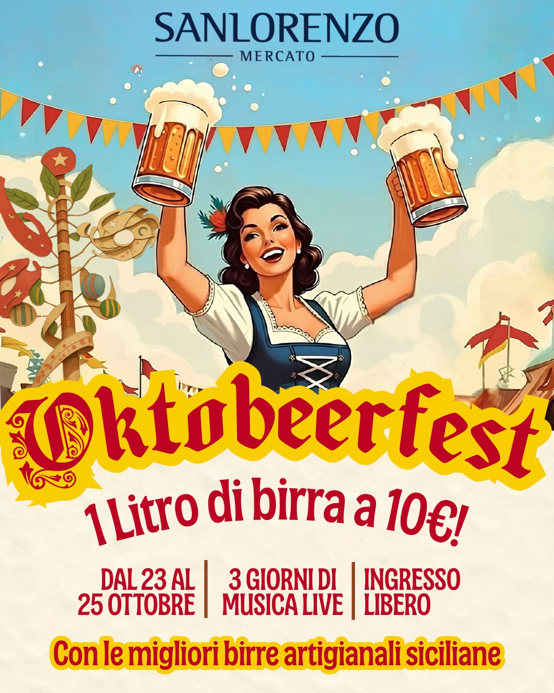 OKTOBEER FEST 2026 a SANLORENZO MERCATO — musica — Sanlorenzo Mercato