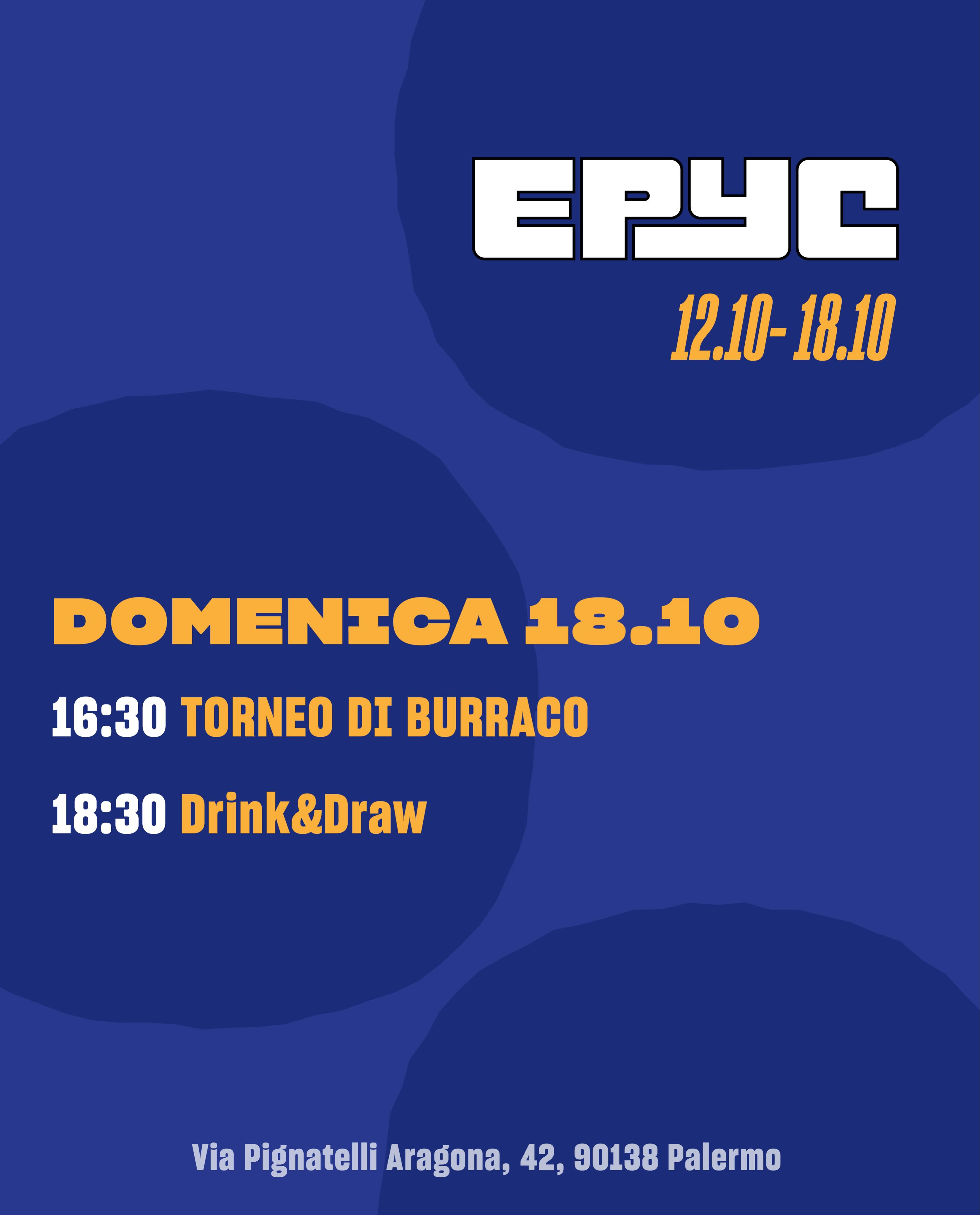 Torneo di Burraco — musica — Via Pignatelli Aragona 40/42 - EPYC, Palermo
