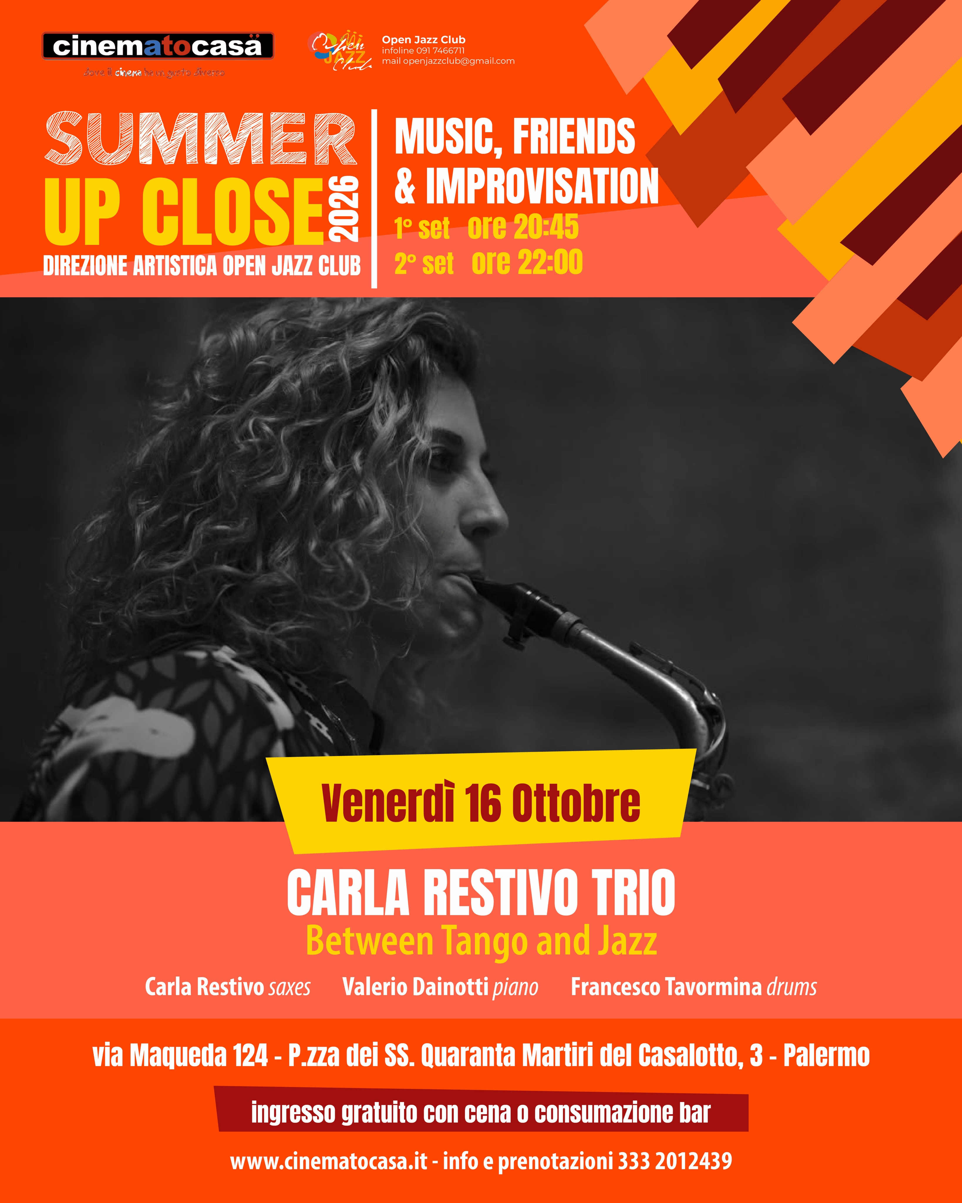 Carla Restivo Trio - Between Tango and Jazz — musica — Miles Davis Jazz Club