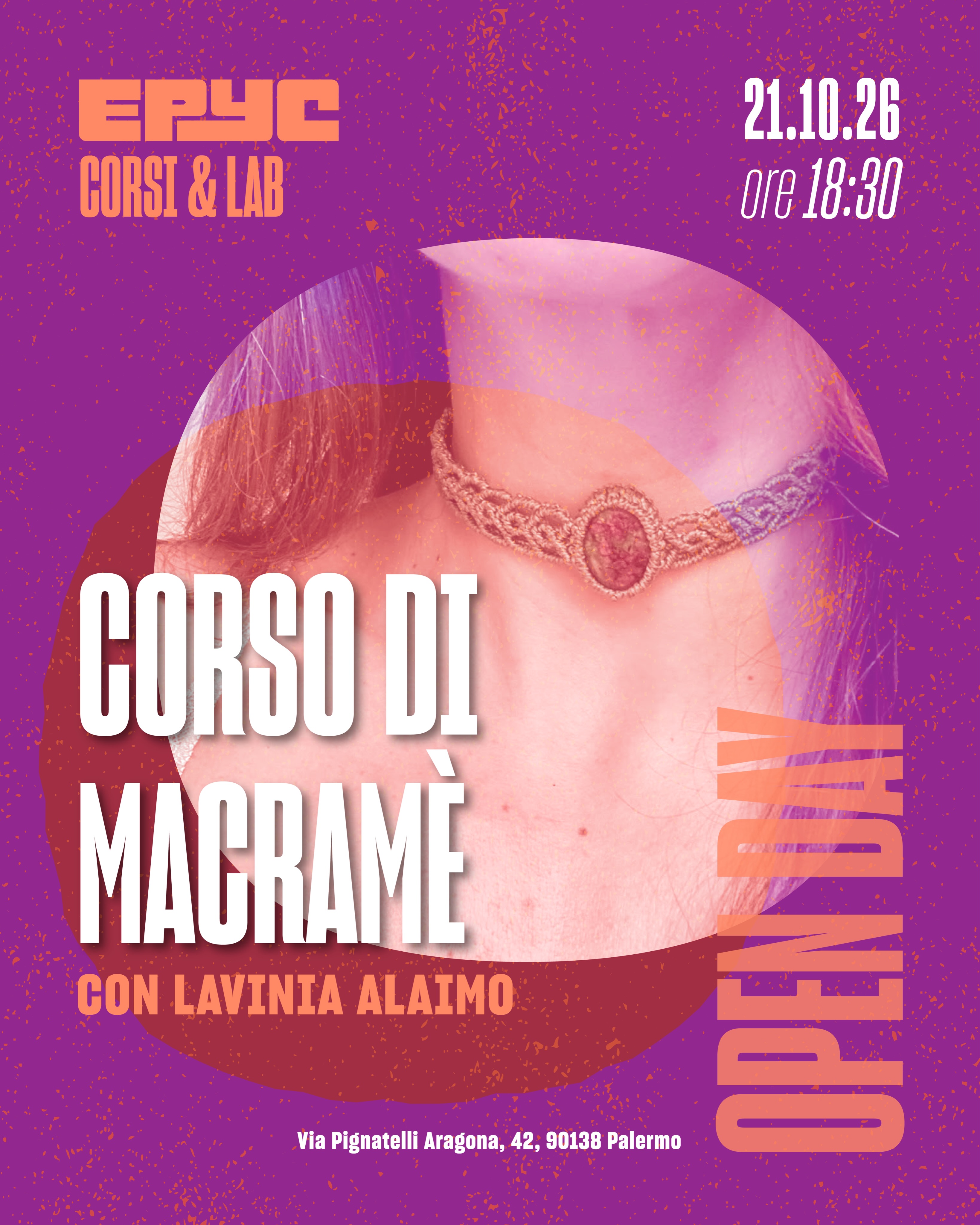 Open Day - Corso di Macramè con Lavinia Alaimo — corso — AVERNA SPAZIO OPEN