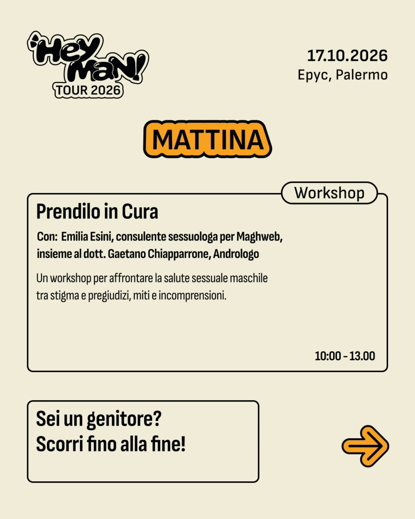 Workshop Prendilo in Cura — musica — CUS PALERMO