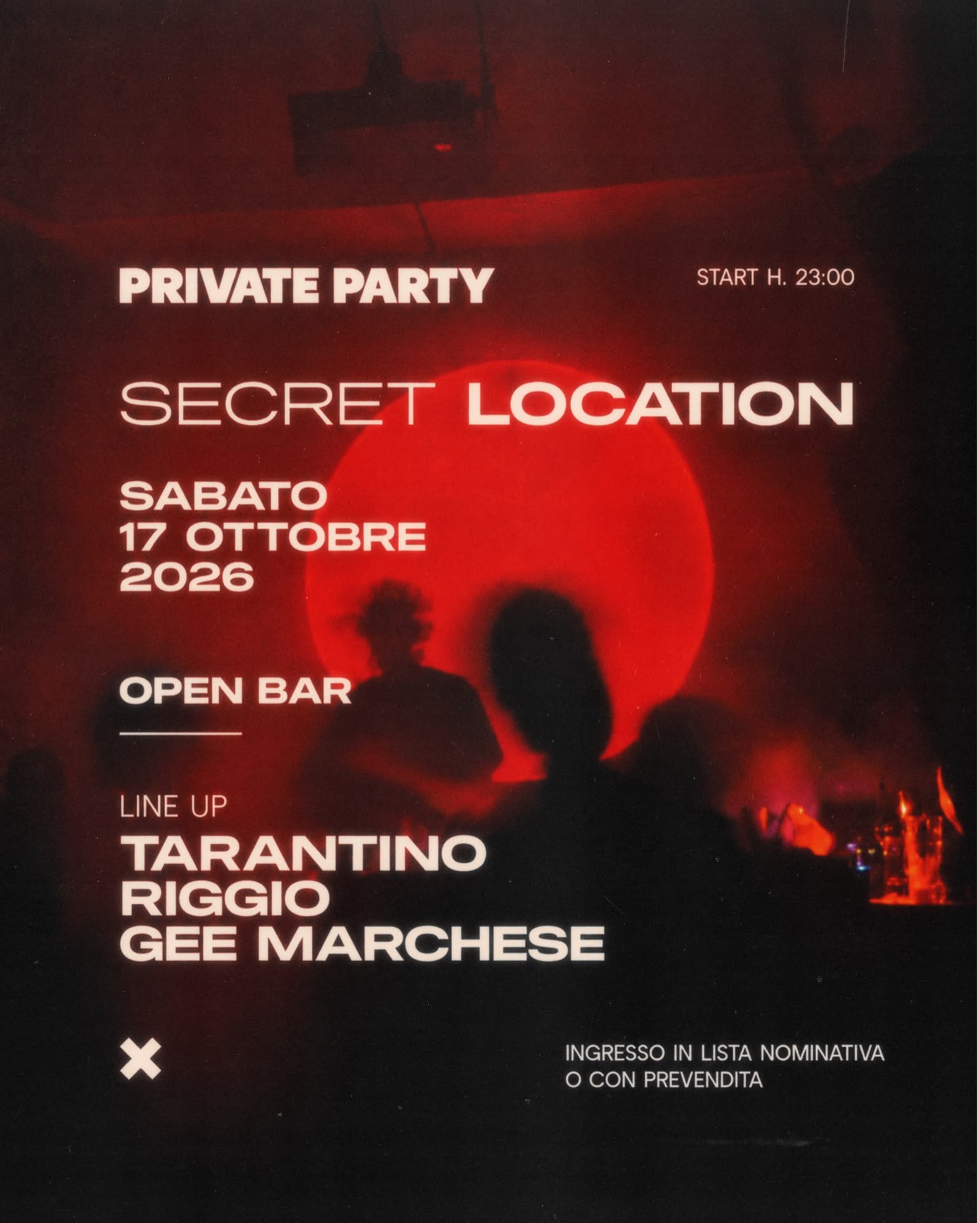 Private Party Open Bar - Il Ritorno del Festino — musica — AVERNA SPAZIO OPEN