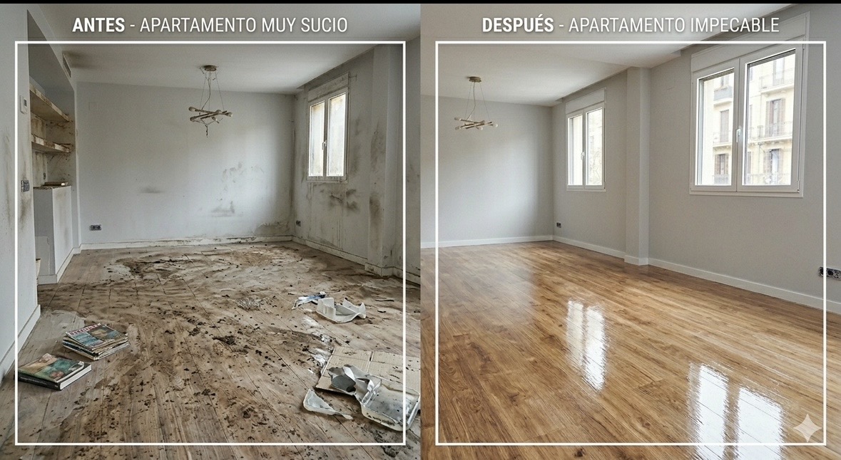 Limpieza de mudanza (salida y entrada)