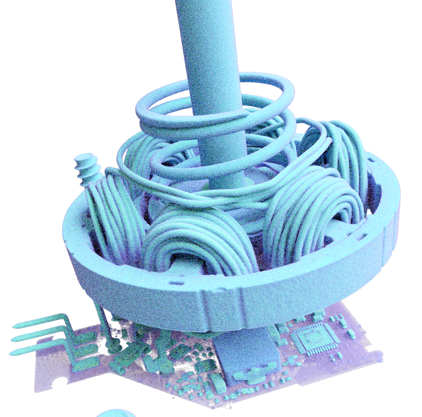 The same 3D rendering from Voxray QRT