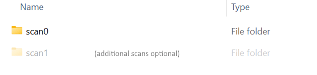 Voxray Projection Format root_dir