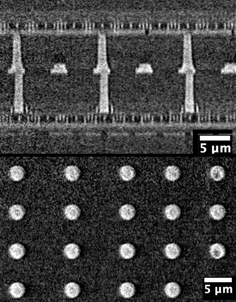Hybrid bonding slice reconstructed with FDK without denoising