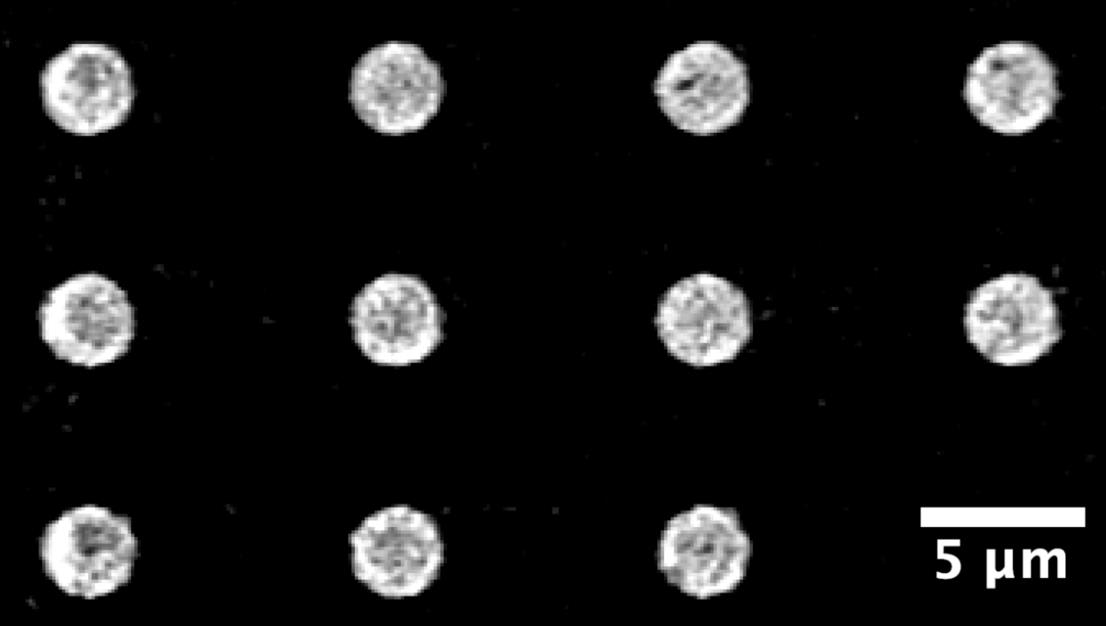 High-resolution QRT slice showing submicron voids in bonding pads