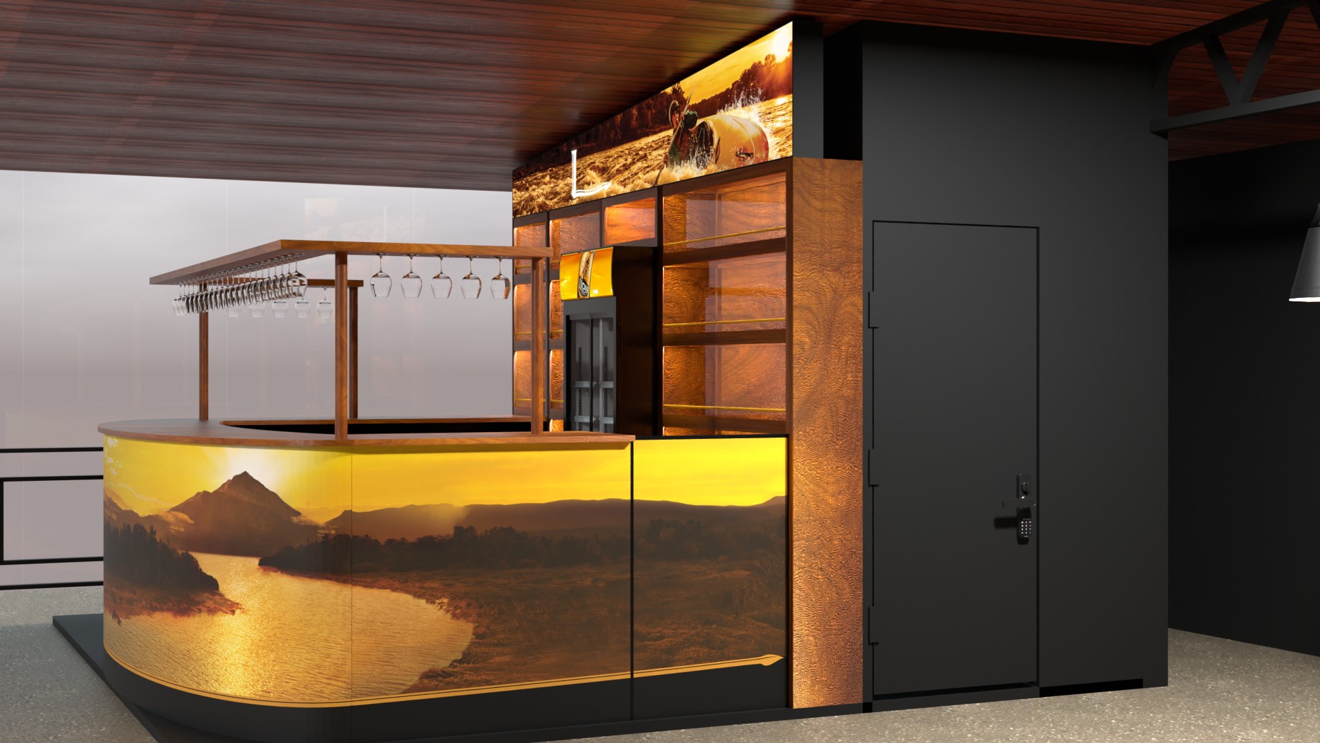 Open Counter Bar