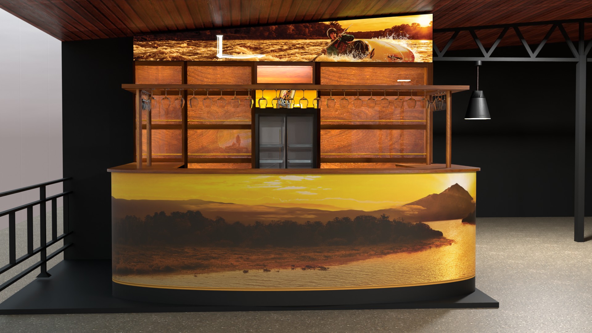 Open Counter Bar