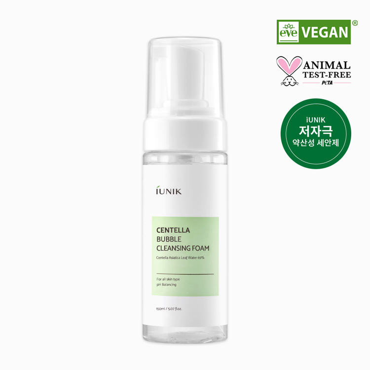iUNIK Centella Bubble Cleansing Foam 150ml