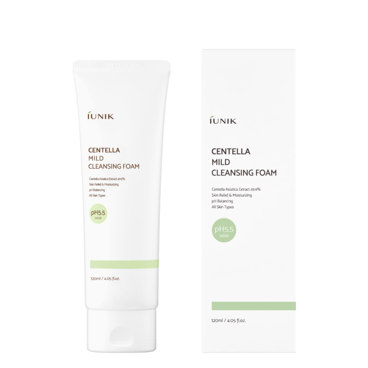 iUNIK Centella Mild Cleansing Foam 120ml 2