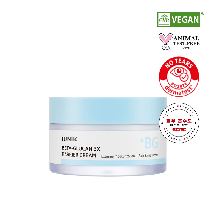 iUNIK Beta Glucan 3X Barrier Cream 50ml