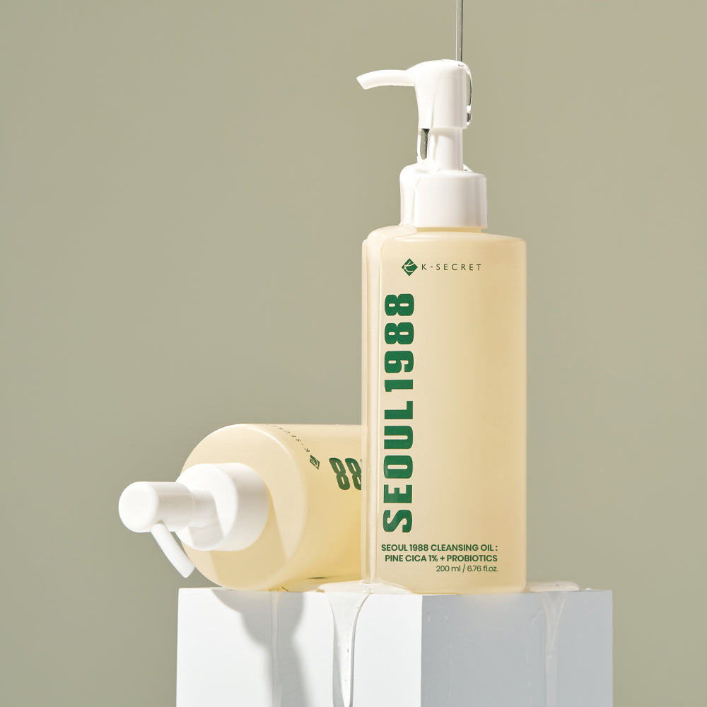 K-SECRET SEOUL 1988 Cleansing Oil:Pine Cica 1% + Probiotics 200ml 2