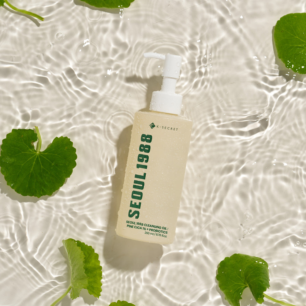 K-SECRET SEOUL 1988 Cleansing Oil:Pine Cica 1% + Probiotics 200ml 3