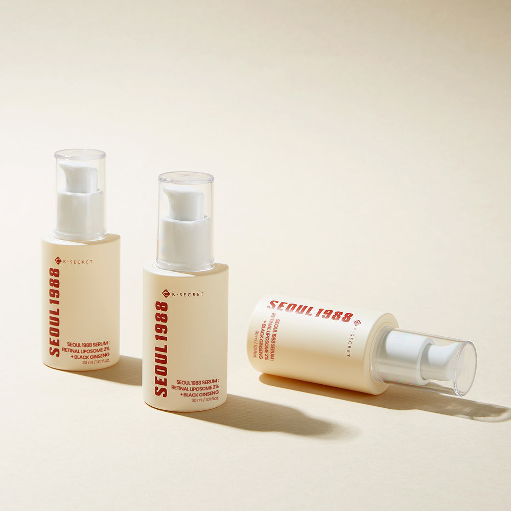 K-SECRET Seoul 1988 Serum: Retinal Liposome 2% + Black Ginseng 30ml 2