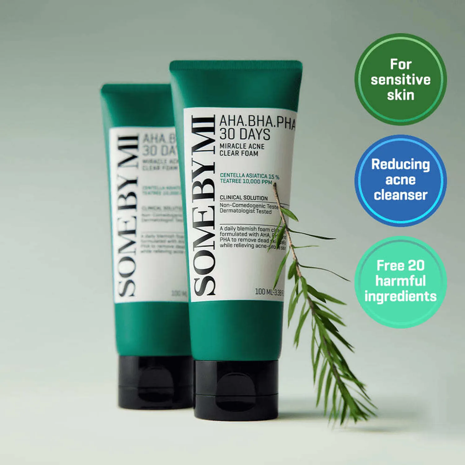 Some By Mi AHA BHA PHA 30 Days Miracle Acne Clear Foam 100ml